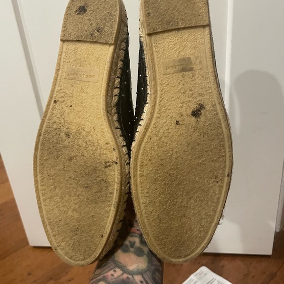 SAINT LAURENT STUDDED ESPARDRILLES - Picture 6 of 6